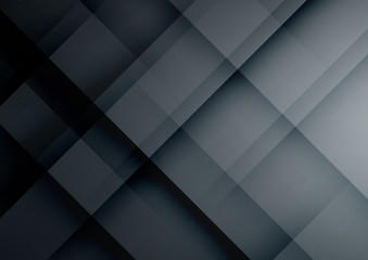 Fototapeta na wymiar Abstract black geometric vector background, can be used for cover design, poster, advertising.