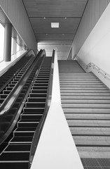 escalator and stairway