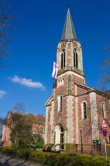 Fototapeta na wymiar Johanneskirche in Ettlingen