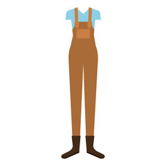 gardener female clothes icon