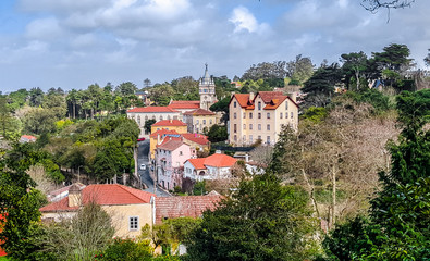 Cityscape of Sintra. Portugal