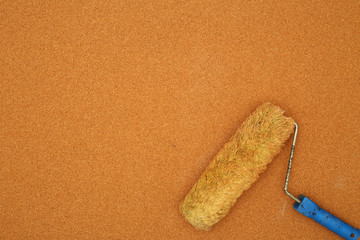 roller brush top view