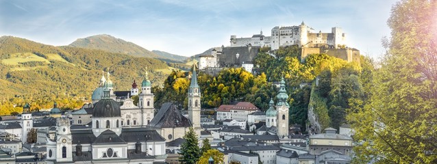 Panoramic view of Salzburg - Austria