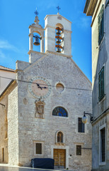 Fototapeta na wymiar Church of Saint Barbara in Sibenik, Croatia
