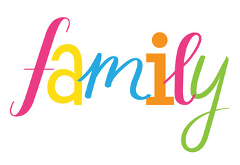 FAMILY Custom Letters Icon