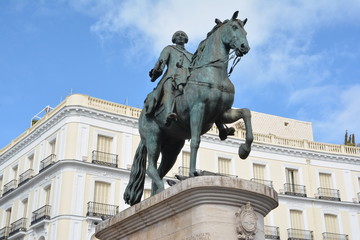 Fototapeta na wymiar Madrid Meydanı