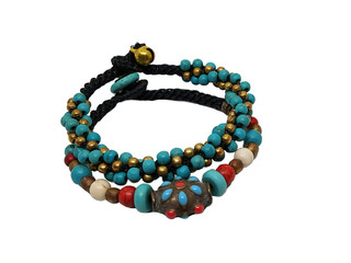 Obraz premium Bijouterie colourful bracelets for women.