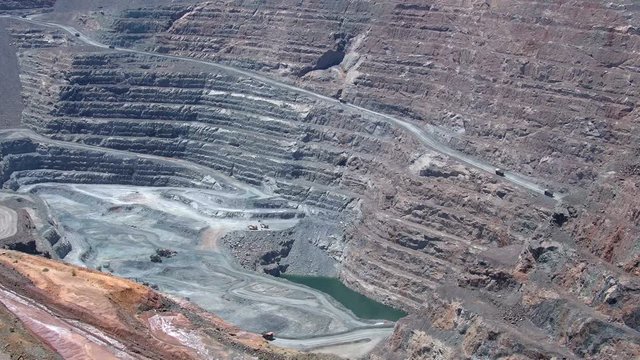Super Pit Gold Mine in Kalgoorlie Boulder im australischen Outback. Goldfields, Western Australia
