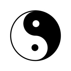 Yin Yang icon Vector.