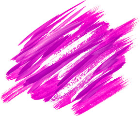 Pink watercolor texture paint stain shining brush stroke