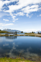 Speichersee Mutterer Alm in Tirol