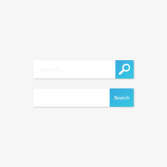 Search bar. Template isolated