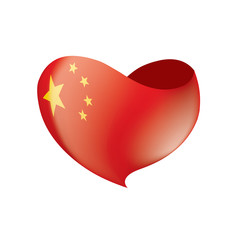 China flag, vector illustration