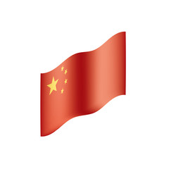 China flag, vector illustration
