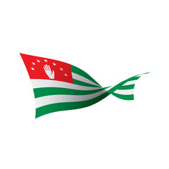 Abkhazia flag, vector illustration