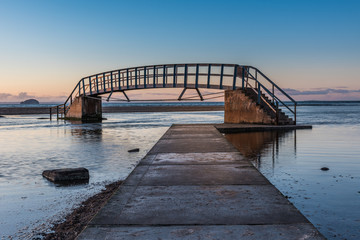 Last light on the Bridge to Nowhere