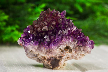 Amethyst specimen from Artigas, Uruguay.