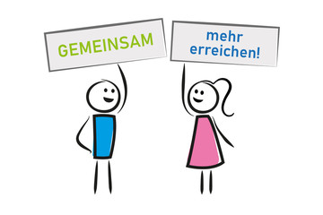 Mann und Frau - GEMEINSAM mehr erreichen