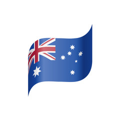 Australia flag, vector illustration