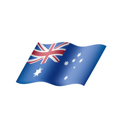 Australia flag, vector illustration