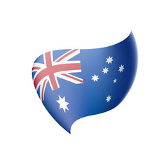 Australia flag, vector illustration