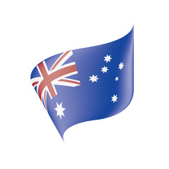 Australia flag, vector illustration