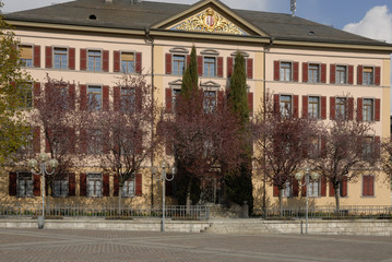 Naklejka premium Sion, Valais, Suisse, Place de la Planta