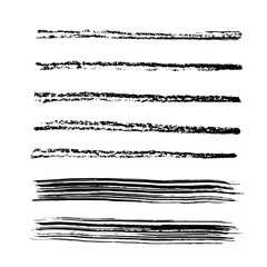 Brush stroke set. Texture.