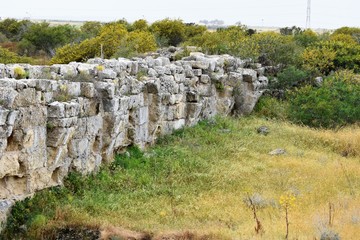 Fototapeta na wymiar Salamis ruins Cyprus