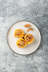 Dessert sweetened polenta