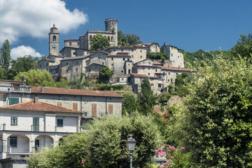 Fototapeta na wymiar Bagnone, old village in Lunigiana