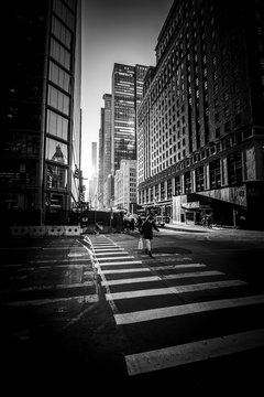 Fototapeta Morning walk to Manhattan - New York City - NYC - USA