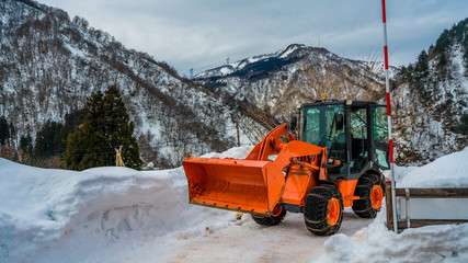 Snow Sweeper Car