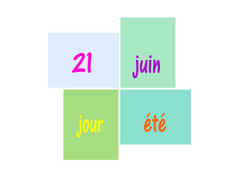 21 juin,jour de l'été