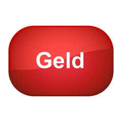 Glossy Button rot - Geld