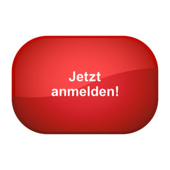 Glossy Button rot - Jetzt anmelden