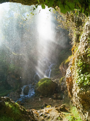 Fototapeta na wymiar Waterfall at Scacavica Vilage / Bulgaria