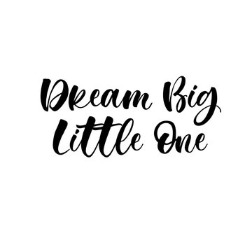 Hand lettered baby quote