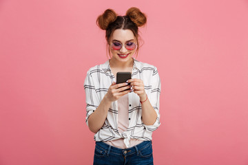 Portrait of a cheerful young girl