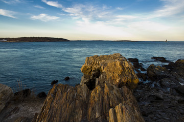 Rocks Leading to the Ocean 