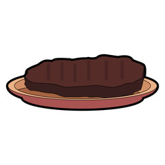 Mexican beef steak vector illustration graphic design