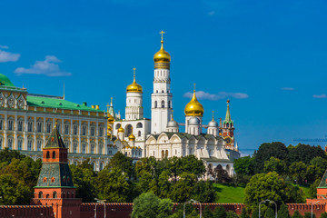 Fototapeta na wymiar Moscow Kremlin on a background of a beautiful sky