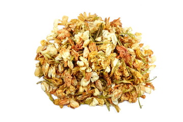 dried jasmine flowers (Jasminum) 