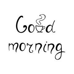 Good morning ink lettering.