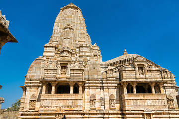 Fototapeta na wymiar Meera Temple at Chittor Fort. Rajasthan, India