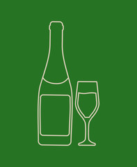 Champagne drink design