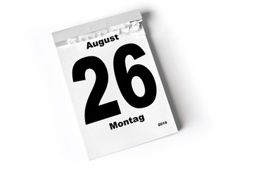 26. August 2019