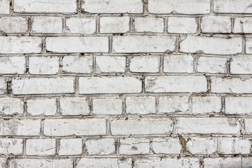 Background of brick with whitewashing