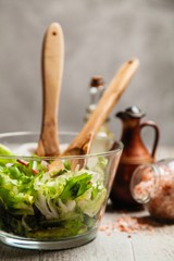 Fresh green salad