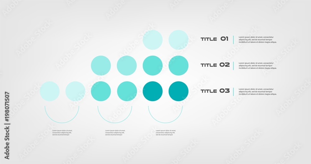 Poster tape chart steps infographics - can illustrate a strategy, workflow or team work, vector flat color,